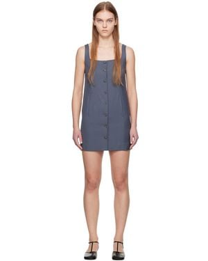 Loulou de Saison Grey Idon Minidress - Black