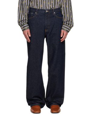 Dries Van Noten Loose Fit Jeans - Blue