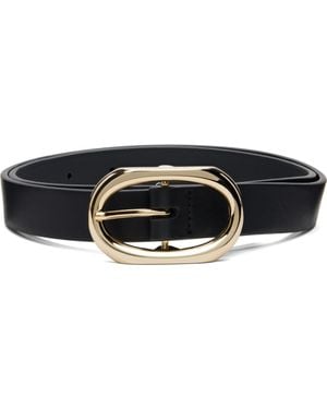 【関税込み】ANINE BING ブラック Signature Link ナローベルト ANINE BING Signature Link Belt | Shopbop
