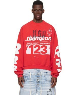 RIVINGTON roi Rebis Membership Uso Crewneck Sweatshirt - Red