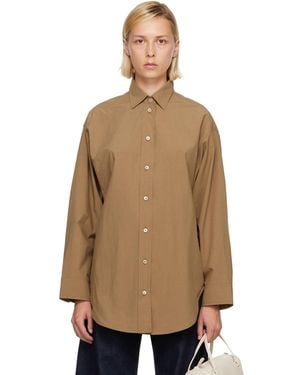 Agolde Khaki Sona Shirt - Brown