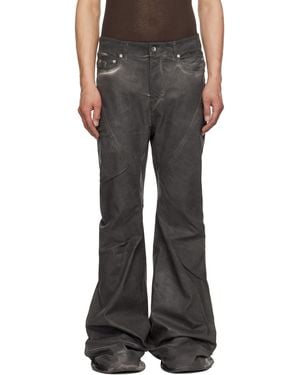 Rick Owens Hollywood Bias Bootcut Jeans - Black