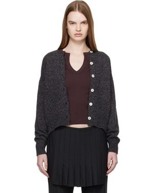 &Daughter Ada Crewneck Cardigan - Black