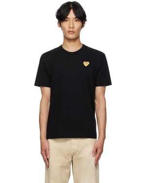 COMME DES GARÇONS PLAY Heart Patch T-Shirt - Black