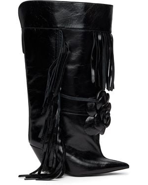 Abra Rose Tall Boots - Black
