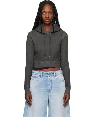 DIESEL F-Slimmy-Hood-S3 Hoodie - Black