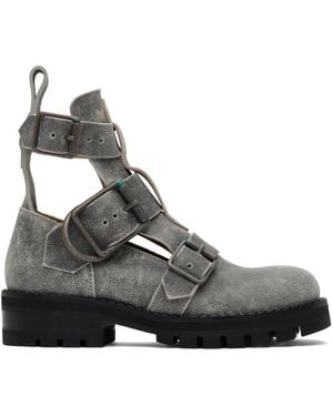 Vivienne Westwood Grey Rome Boots - Black