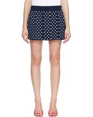 Sandy Liang Ermine Miniskirt - Blue