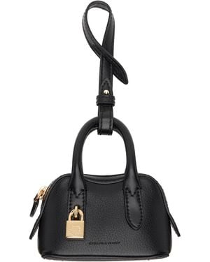 Stella McCartney Stella Ryder Charm Embossed Keychain - Black