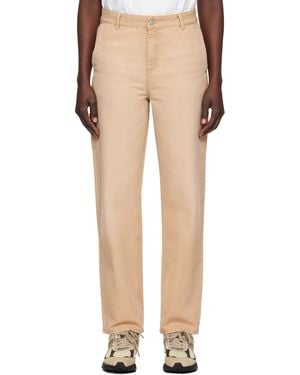 Carhartt Pierce Straight Trousers - Natural