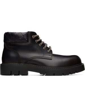 Bottega Veneta Haddock Cropped Boots - Black