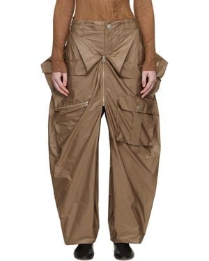 Issey Miyake Aerial Steel Cargo Pants - Natural
