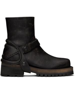 DIESEL D-Texan-Harness Boots - Black