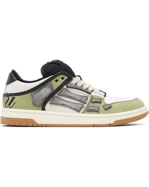 Amiri Xl Skel Top Low Trainers - Black