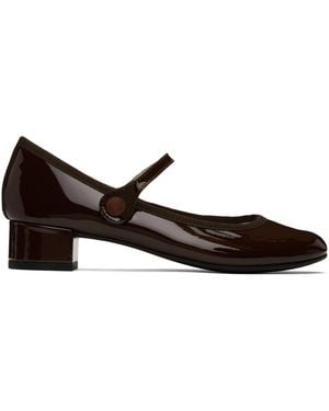 Repetto Rose Mary Jane Heels - Black