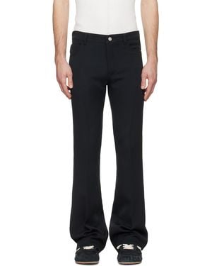 Courreges Signature 70's Bootcut Trousers - Black