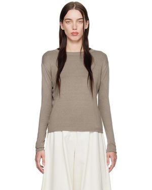 MM by Max Mara Taupe Coimbra Sweater - Multicolour