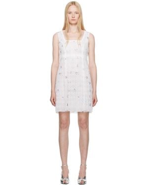 Anna Sui ホワイト 3-D ミニドレス ブラック | Lyst