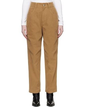 Isabel Marant Tan Opalyna Jeans - Natural