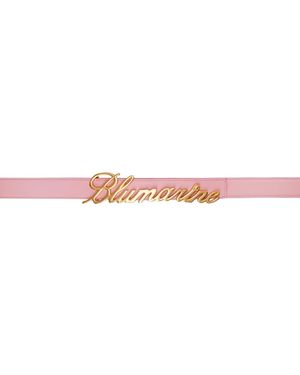 Blumarine ロゴ ベルト - ブラック
