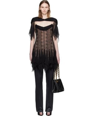 Valentino Lace Minidress - Black