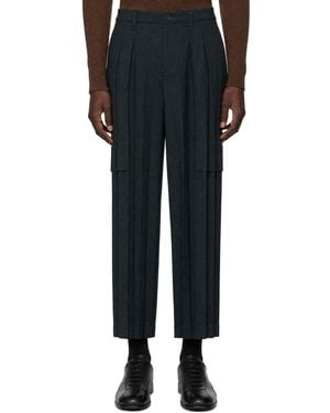 Homme Plissé Issey Miyake September Edge Trousers - Black