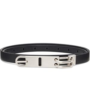 Rick Owens Tower Tongue Belt - Black