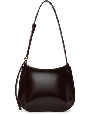 Jacquemus Burgundy 'Le Petit Bisou' Bag - Black