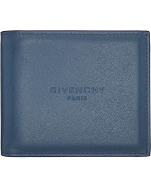 Givenchy Antigona Stamped Wallet - Blue
