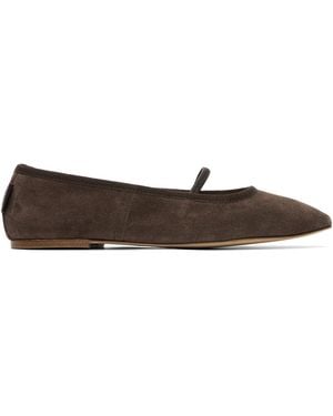 A.P.C. Split Leather Ballerina Flats - Brown