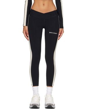 Palm Angels Classic Logo Low Track Leggings - Blue