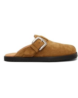 Maison Margiela Tan Tabi Daily Mule Loafers - Brown