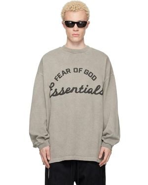 Fear Of God Taupe Training 90S Long Sleeve T-Shirt - Multicolour