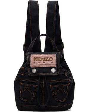 KENZO Paris Five Pockets' Mini Backpack - Black