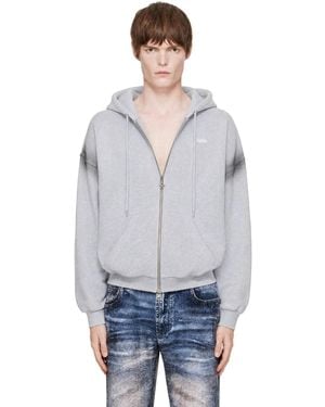 AVAVAV Logo Zip Hoodie - Grey