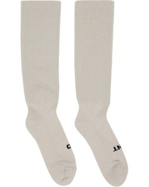 Rick Owens Off- Hollywood 'So Cunt' Socks - White