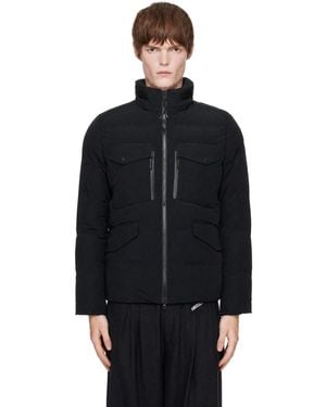 Parajumpers Blouson North Twin Noir À Capuche Rembourré En Duvet