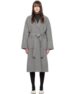 DUNST Handmade Robe Coat - Black