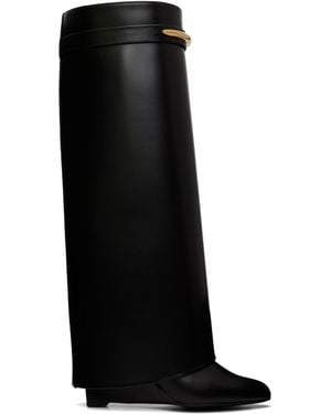 Givenchy Shark Pinch Tall Boots - Black