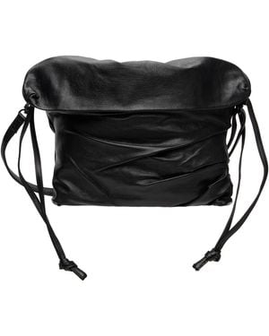 Yohji Yamamoto Drape Shoulder Bag - Black