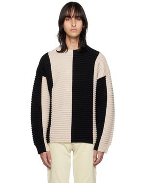 Eytys Black & Beige Horace Jumper