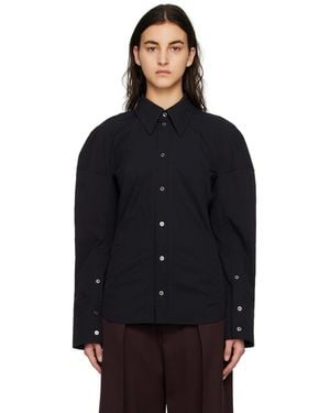 WOOYOUNGMI Black Puff Shirt