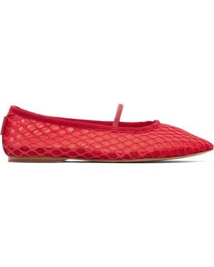 A.P.C. Swan Ballerina Flats - Red