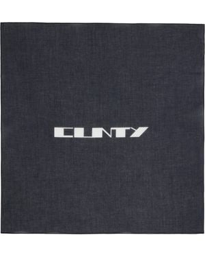 Rick Owens Concordians Cotton Bandana - Blue