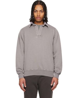 Les Tien Polo Moto Back Gris