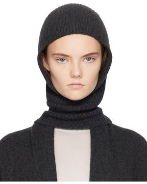 Lauren Manoogian Soft Rib Balaclava - Black