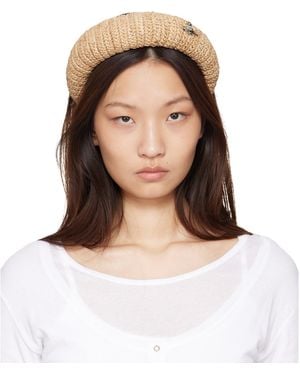 Vivienne Westwood Raffia Hairband - Natural