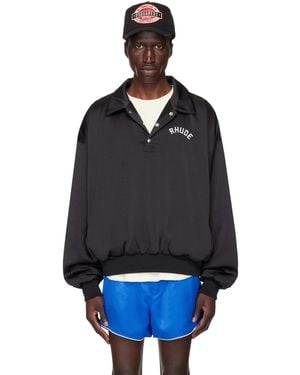 Rhude Vintage Rugby Polo - Black