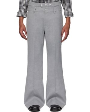 C2H4 Corbusian Tailored Trousers - Grey