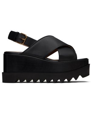 Stella McCartney Elyse Platform Heeled Sandals - Black